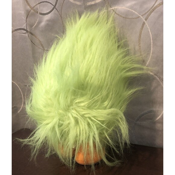 DreamWorks Trolls Fuzzbert Hug 'N Plush 12" Green Hairy Stuffed Animal Toy - Picture 6 of 9